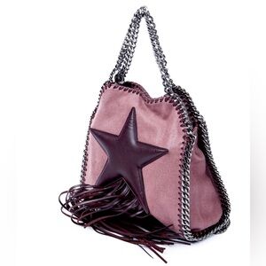 Stella McCartney Pink and Burgundy Shoulder Bag
